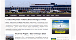 Desktop Screenshot of charleroi-airport.nl